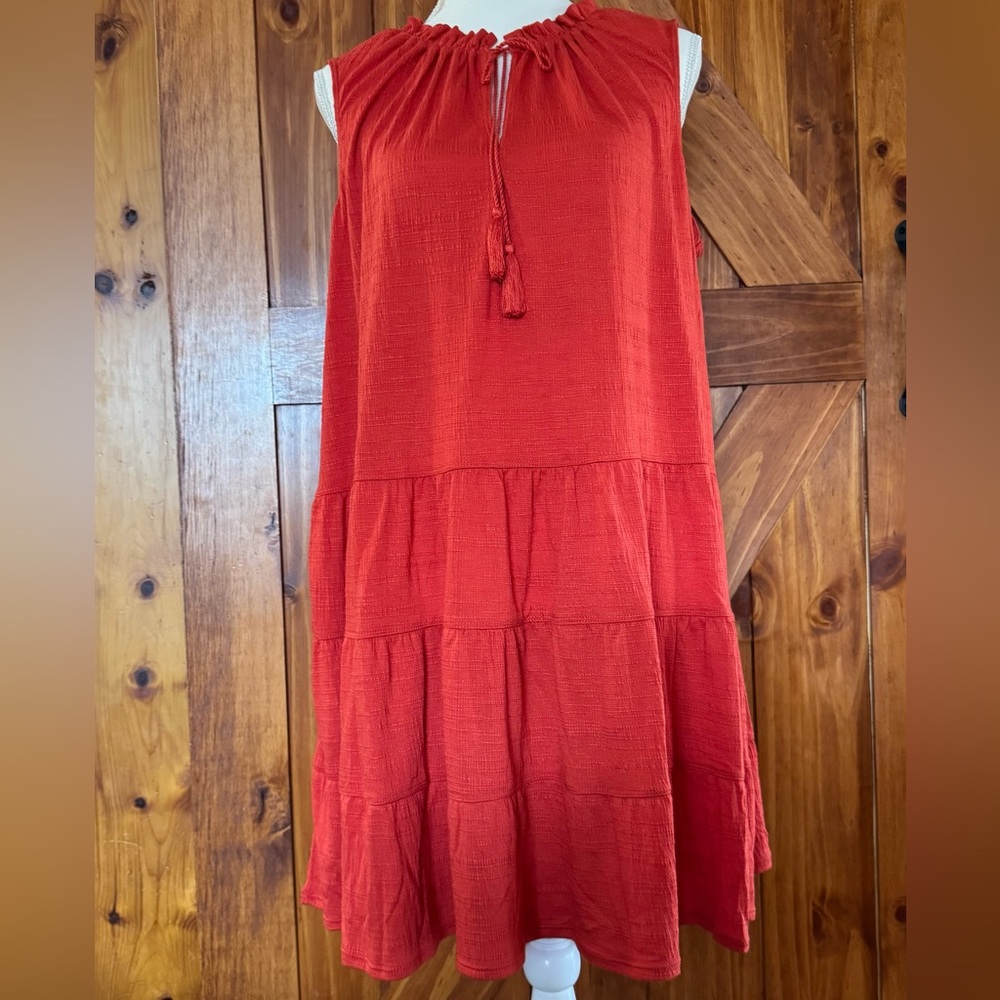 Women’s Max Studio Sleeveless Tiered Midi Dress